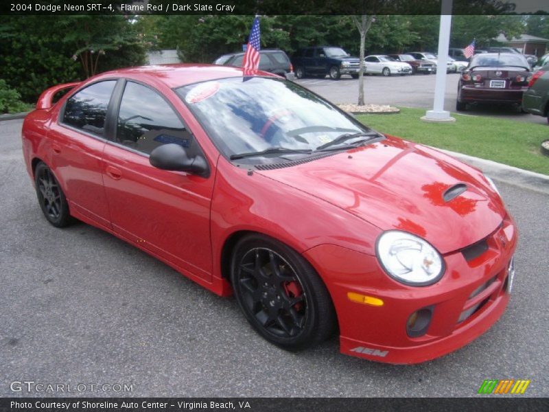 Flame Red / Dark Slate Gray 2004 Dodge Neon SRT-4