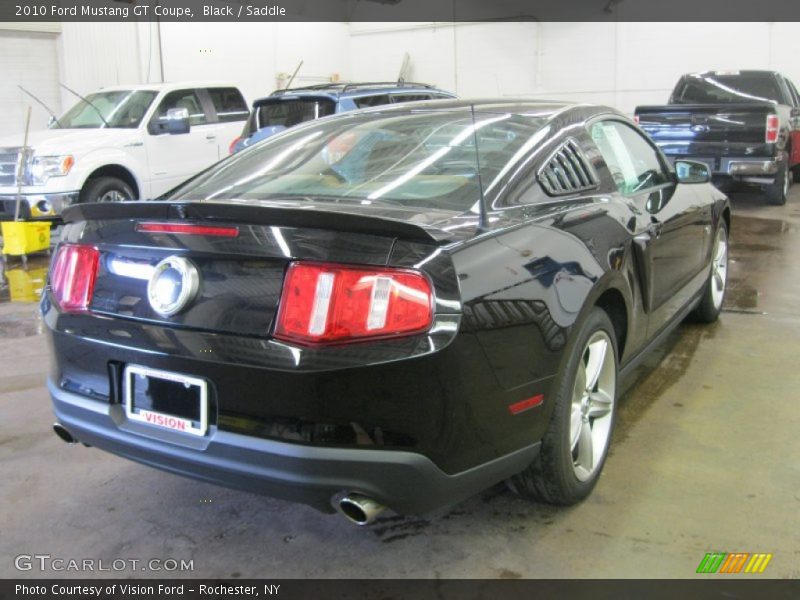 Black / Saddle 2010 Ford Mustang GT Coupe