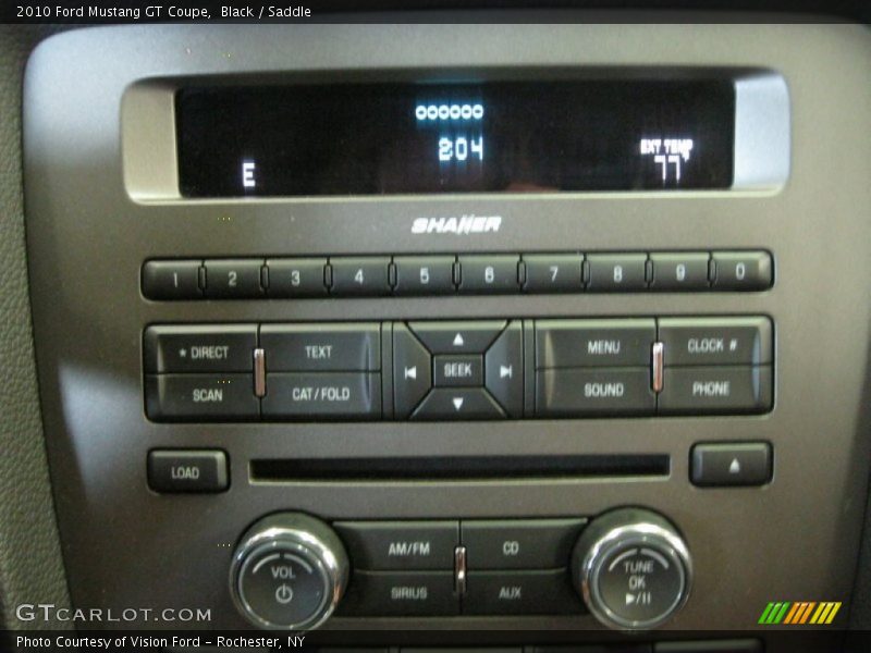 Black / Saddle 2010 Ford Mustang GT Coupe