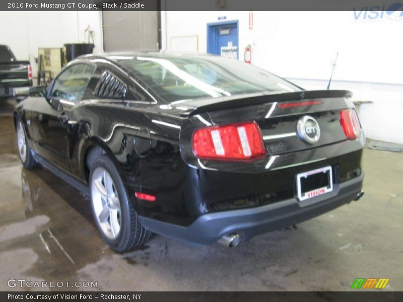Black / Saddle 2010 Ford Mustang GT Coupe