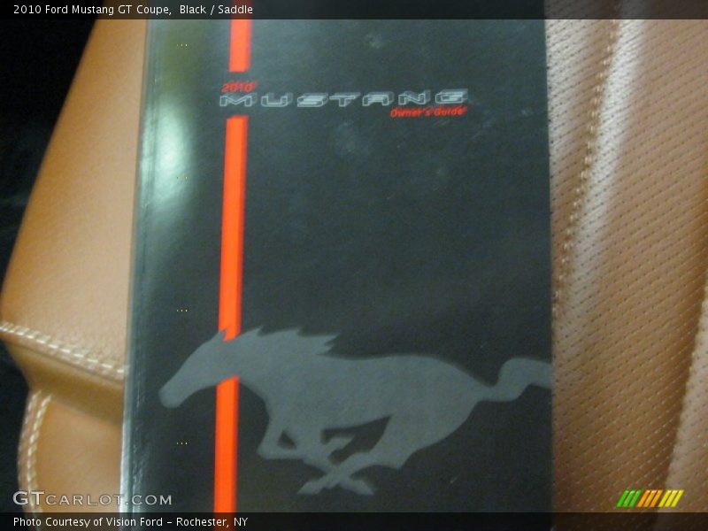 Black / Saddle 2010 Ford Mustang GT Coupe