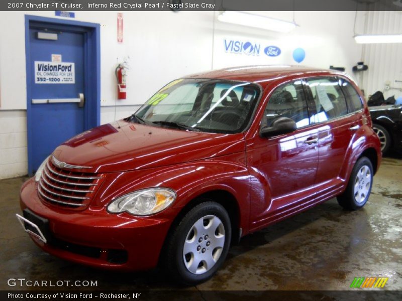 Inferno Red Crystal Pearl / Pastel Slate Gray 2007 Chrysler PT Cruiser