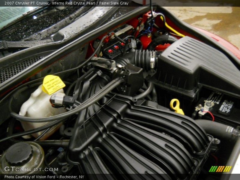 Inferno Red Crystal Pearl / Pastel Slate Gray 2007 Chrysler PT Cruiser