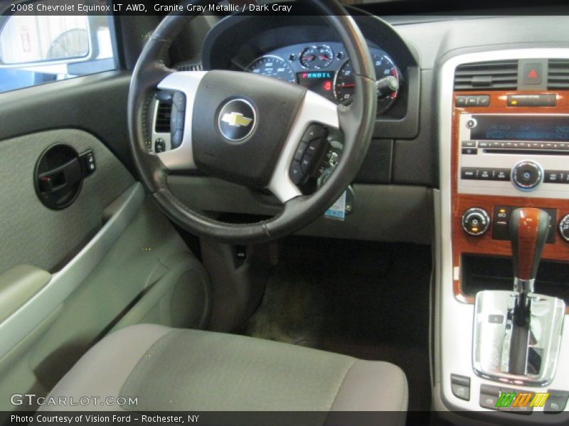 Granite Gray Metallic / Dark Gray 2008 Chevrolet Equinox LT AWD