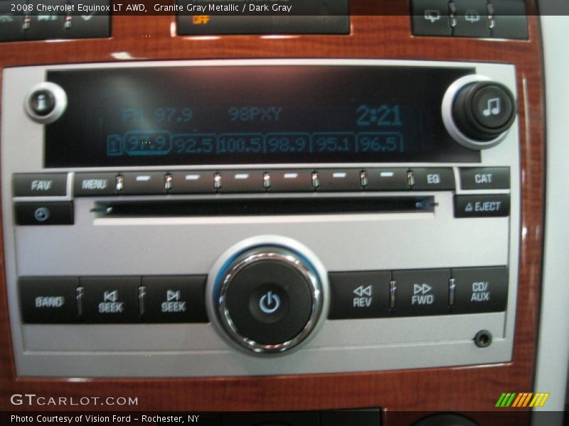 Granite Gray Metallic / Dark Gray 2008 Chevrolet Equinox LT AWD