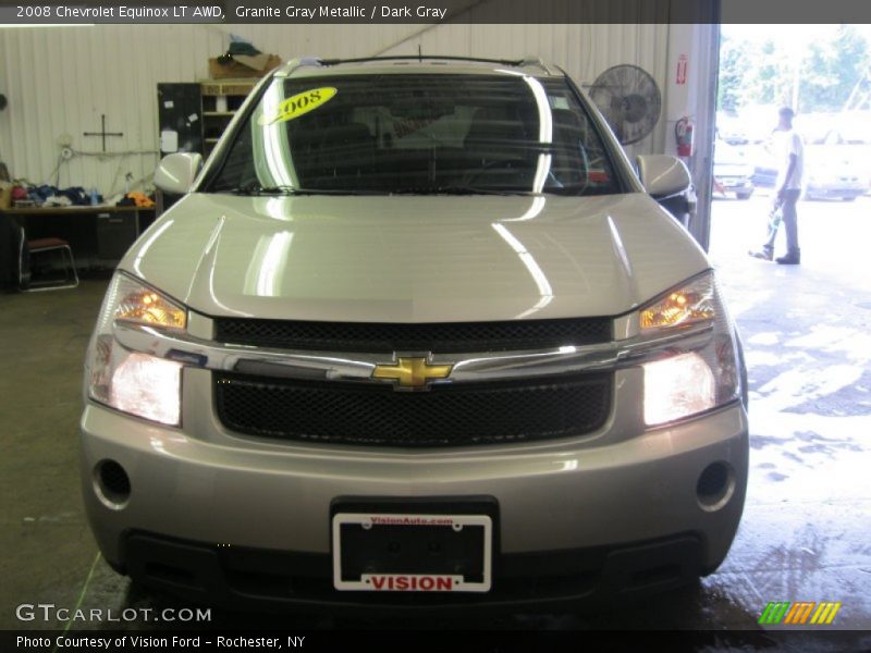 Granite Gray Metallic / Dark Gray 2008 Chevrolet Equinox LT AWD