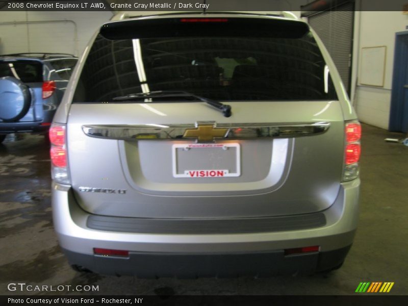 Granite Gray Metallic / Dark Gray 2008 Chevrolet Equinox LT AWD
