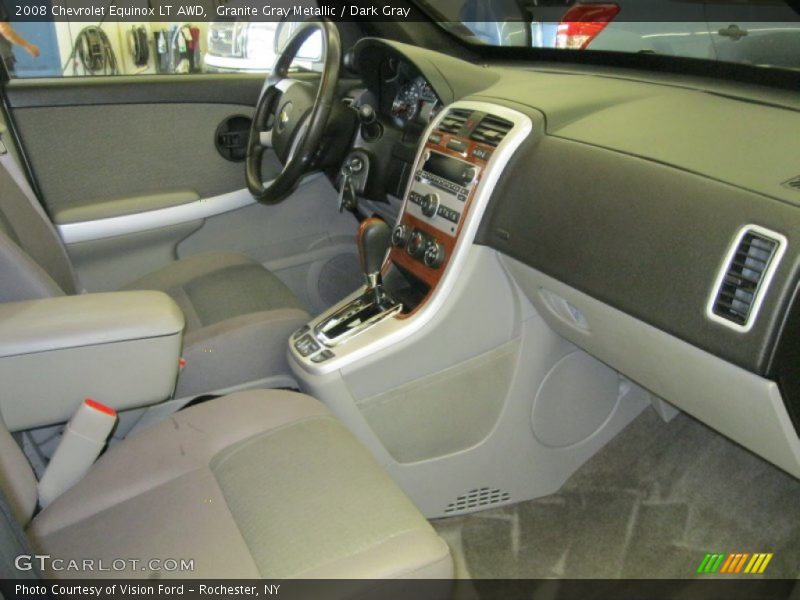 Granite Gray Metallic / Dark Gray 2008 Chevrolet Equinox LT AWD