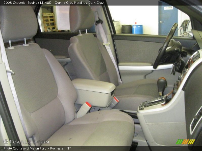 Granite Gray Metallic / Dark Gray 2008 Chevrolet Equinox LT AWD