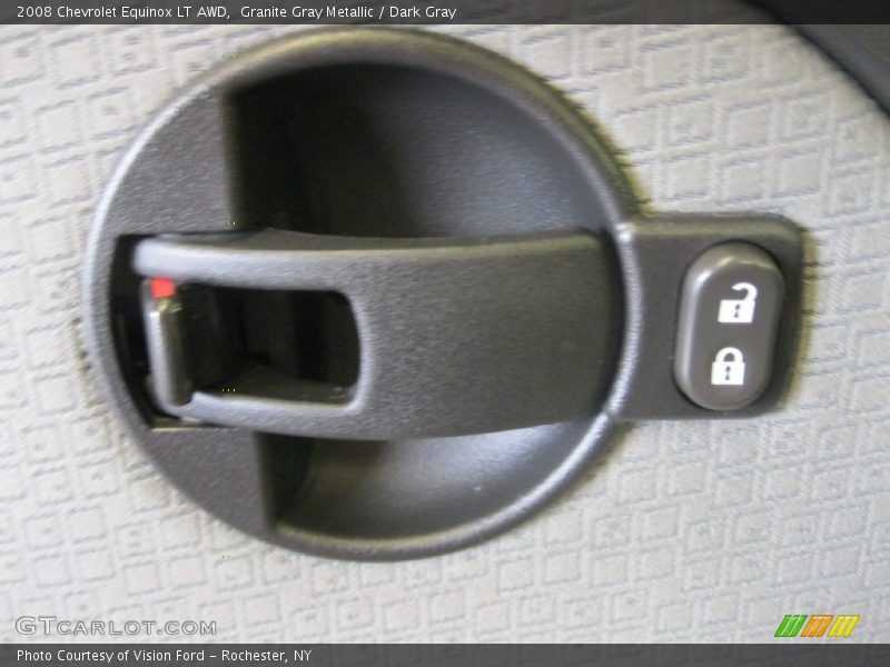 Granite Gray Metallic / Dark Gray 2008 Chevrolet Equinox LT AWD