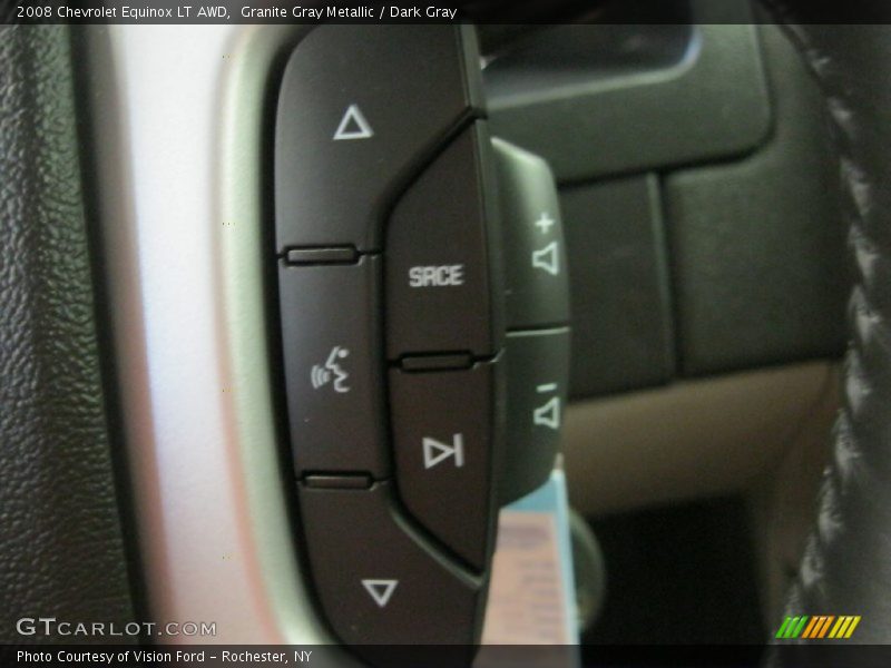 Granite Gray Metallic / Dark Gray 2008 Chevrolet Equinox LT AWD