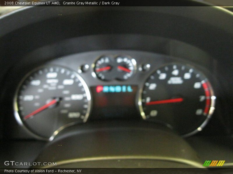 Granite Gray Metallic / Dark Gray 2008 Chevrolet Equinox LT AWD