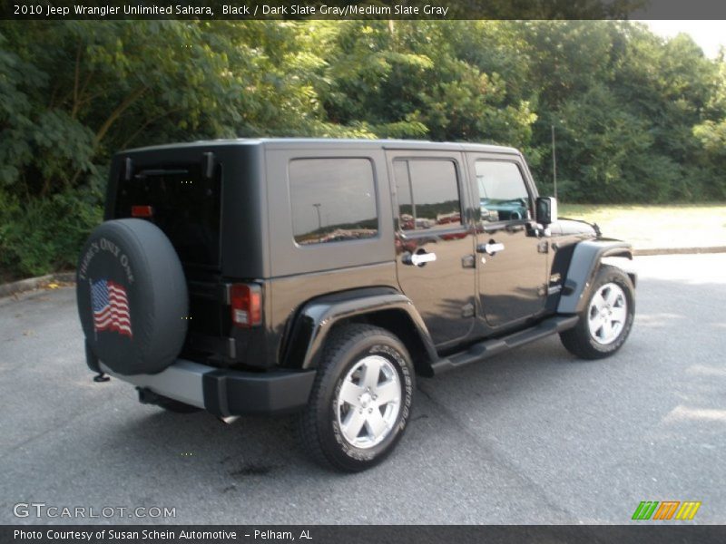 Black / Dark Slate Gray/Medium Slate Gray 2010 Jeep Wrangler Unlimited Sahara