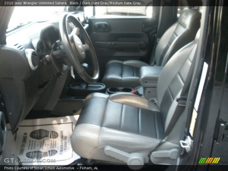 Black / Dark Slate Gray/Medium Slate Gray 2010 Jeep Wrangler Unlimited Sahara