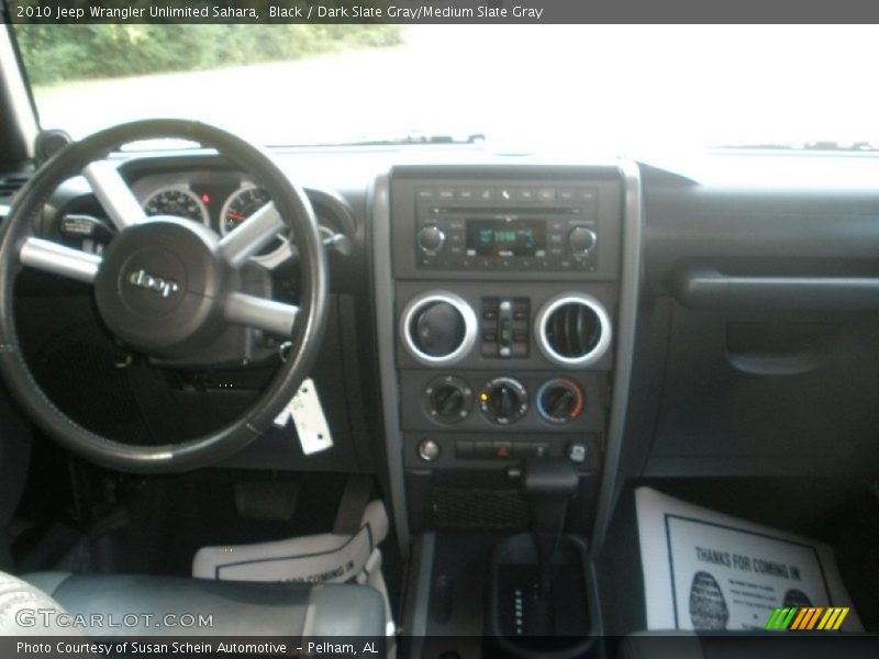 Black / Dark Slate Gray/Medium Slate Gray 2010 Jeep Wrangler Unlimited Sahara
