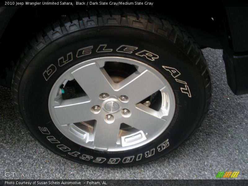 Black / Dark Slate Gray/Medium Slate Gray 2010 Jeep Wrangler Unlimited Sahara