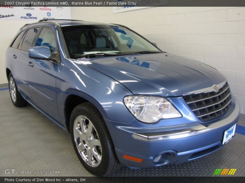 Marine Blue Pearl / Pastel Slate Gray 2007 Chrysler Pacifica Limited AWD