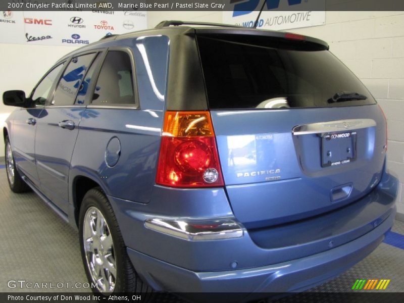 Marine Blue Pearl / Pastel Slate Gray 2007 Chrysler Pacifica Limited AWD