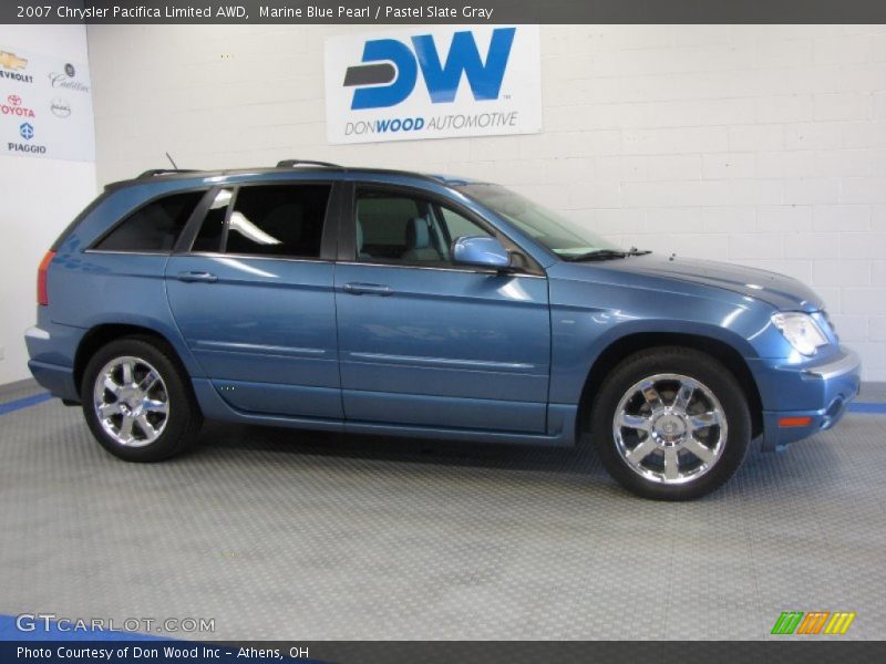 Marine Blue Pearl / Pastel Slate Gray 2007 Chrysler Pacifica Limited AWD