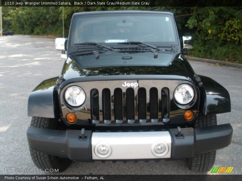Black / Dark Slate Gray/Medium Slate Gray 2010 Jeep Wrangler Unlimited Sahara