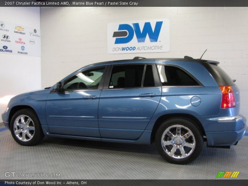 Marine Blue Pearl / Pastel Slate Gray 2007 Chrysler Pacifica Limited AWD