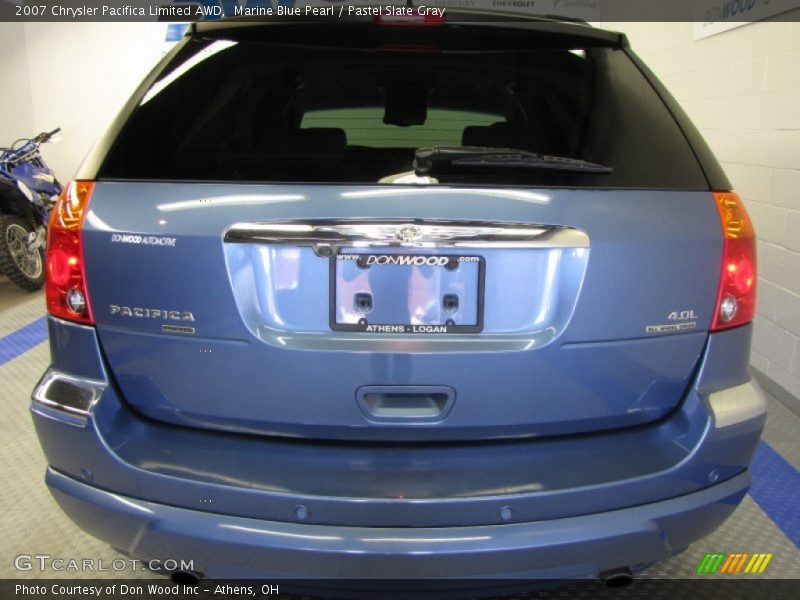 Marine Blue Pearl / Pastel Slate Gray 2007 Chrysler Pacifica Limited AWD