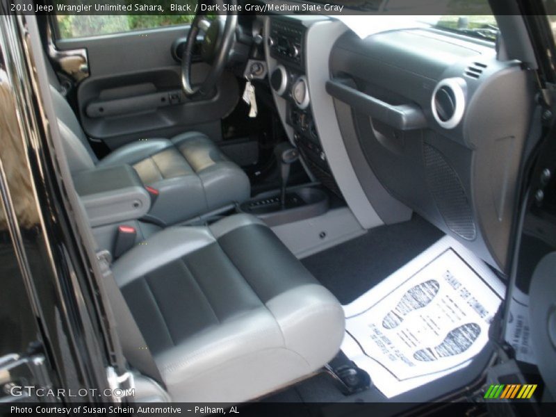 Black / Dark Slate Gray/Medium Slate Gray 2010 Jeep Wrangler Unlimited Sahara