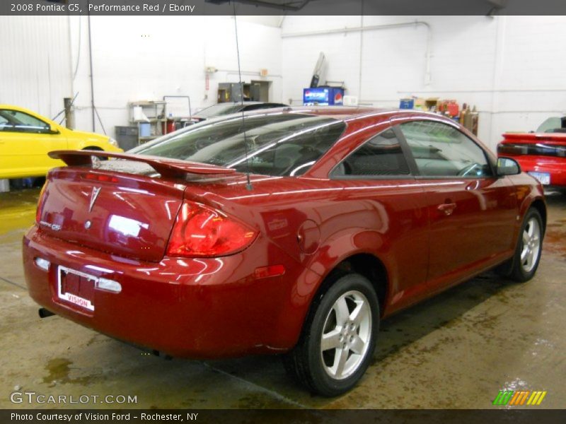 Performance Red / Ebony 2008 Pontiac G5