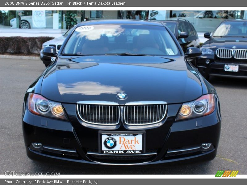 Jet Black / Terra Dakota Leather 2008 BMW 3 Series 335xi Sedan