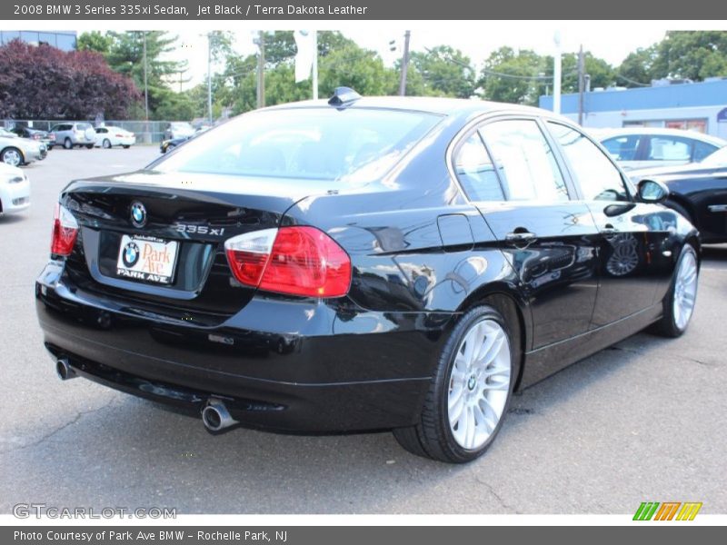 Jet Black / Terra Dakota Leather 2008 BMW 3 Series 335xi Sedan