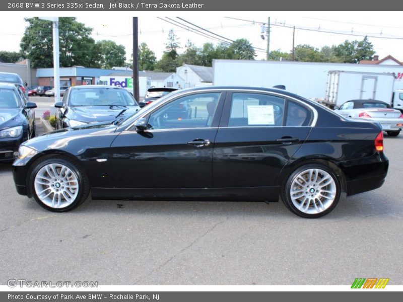 Jet Black / Terra Dakota Leather 2008 BMW 3 Series 335xi Sedan