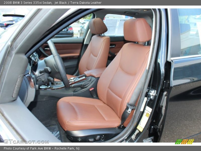 Jet Black / Terra Dakota Leather 2008 BMW 3 Series 335xi Sedan