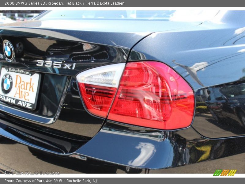 Jet Black / Terra Dakota Leather 2008 BMW 3 Series 335xi Sedan