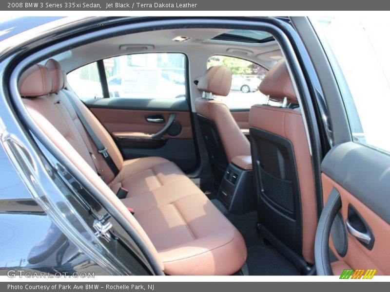 Jet Black / Terra Dakota Leather 2008 BMW 3 Series 335xi Sedan