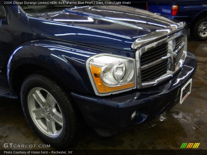 Patriot Blue Pearl / Dark Khaki/Light Khaki 2006 Dodge Durango Limited HEMI 4x4