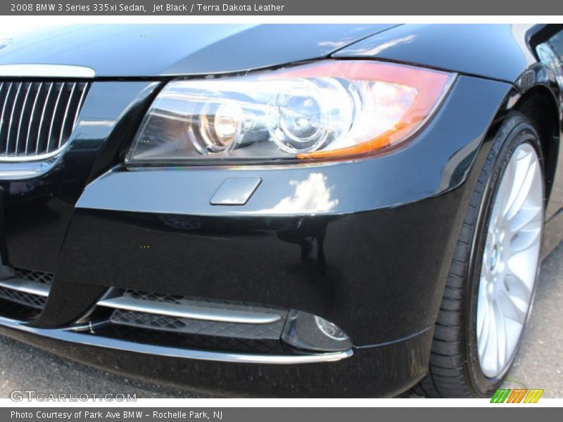 Jet Black / Terra Dakota Leather 2008 BMW 3 Series 335xi Sedan