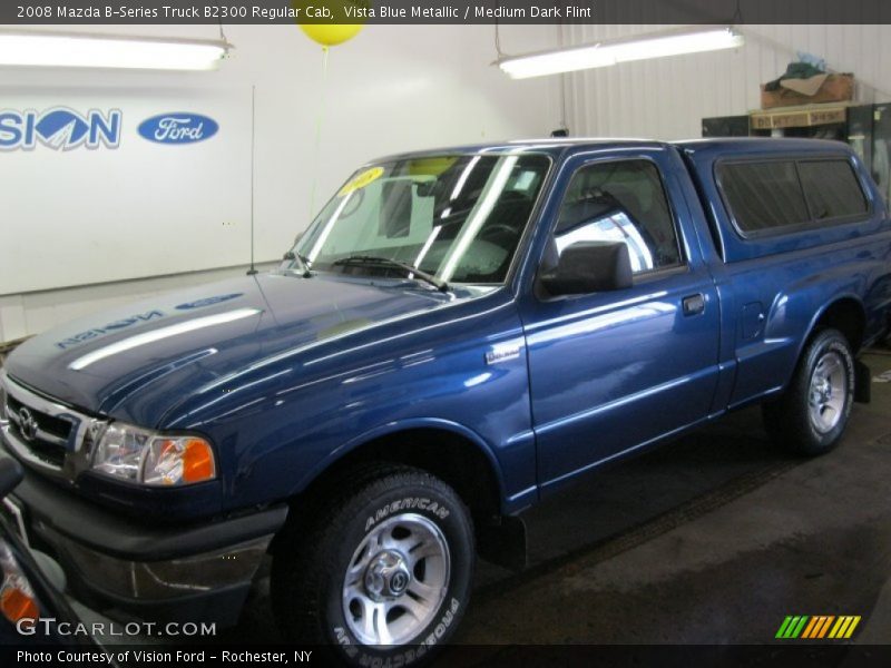 Vista Blue Metallic / Medium Dark Flint 2008 Mazda B-Series Truck B2300 Regular Cab
