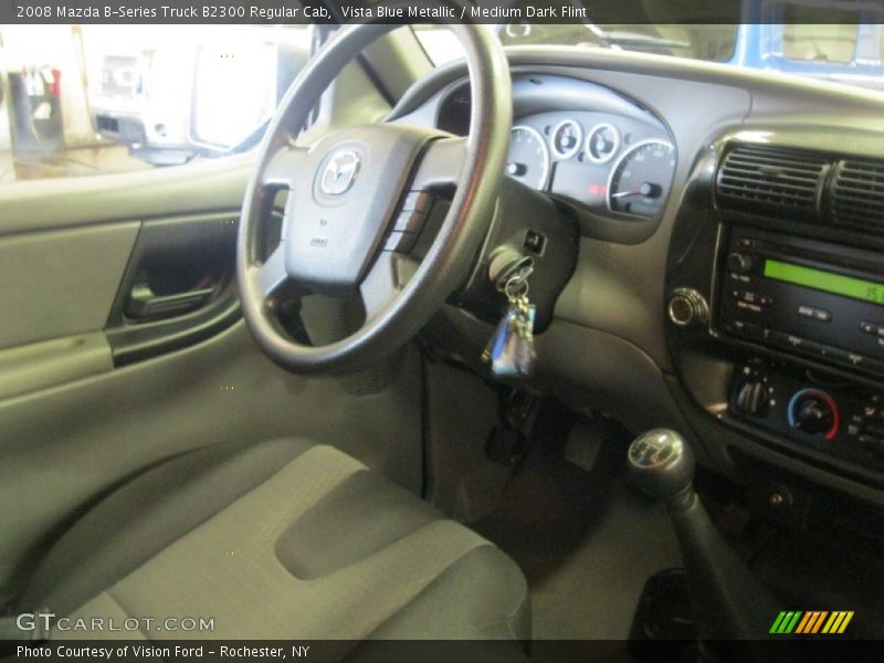 Vista Blue Metallic / Medium Dark Flint 2008 Mazda B-Series Truck B2300 Regular Cab