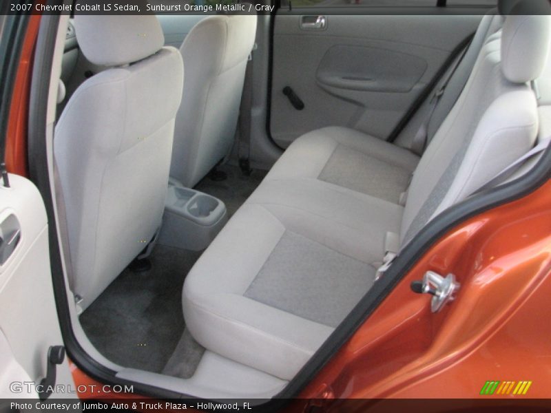 Sunburst Orange Metallic / Gray 2007 Chevrolet Cobalt LS Sedan