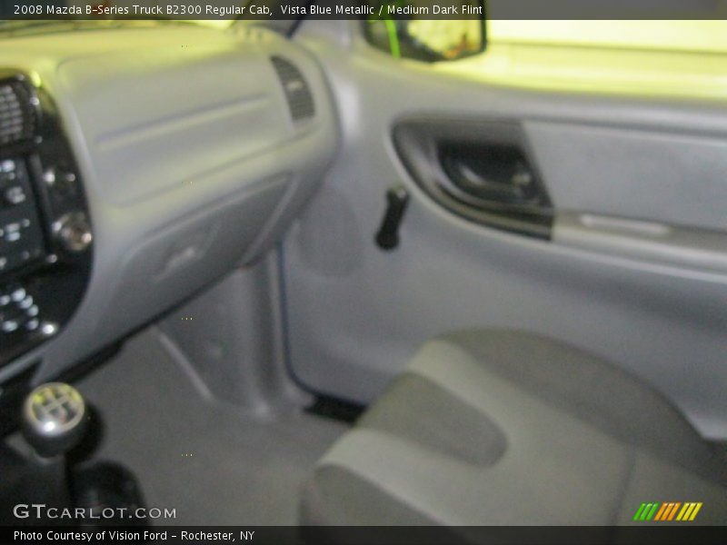 Vista Blue Metallic / Medium Dark Flint 2008 Mazda B-Series Truck B2300 Regular Cab