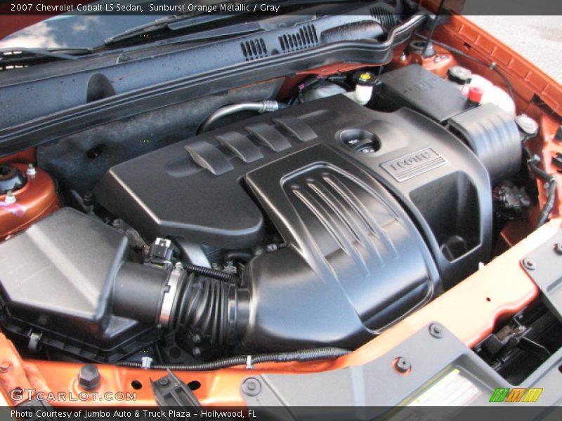 Sunburst Orange Metallic / Gray 2007 Chevrolet Cobalt LS Sedan
