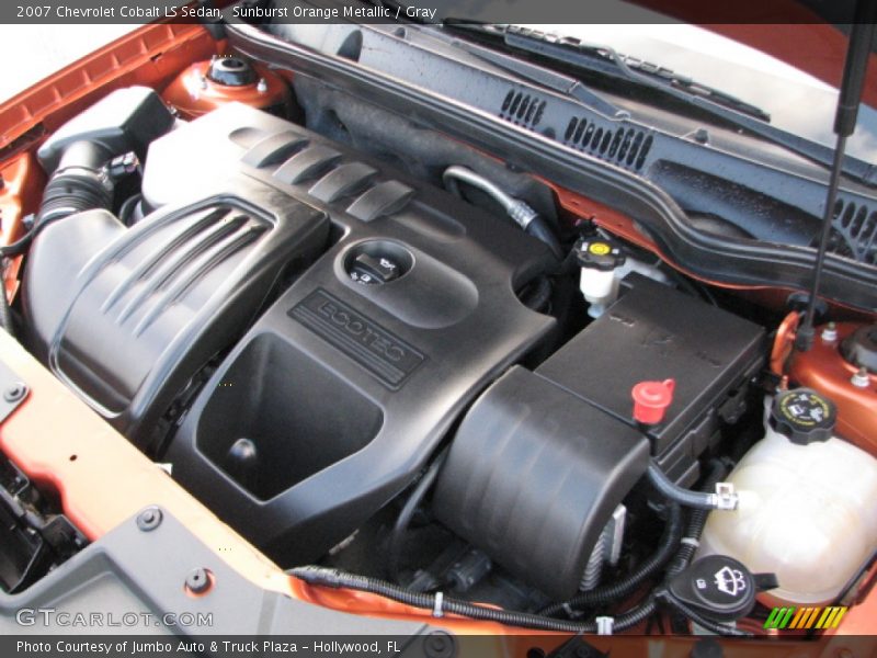 Sunburst Orange Metallic / Gray 2007 Chevrolet Cobalt LS Sedan