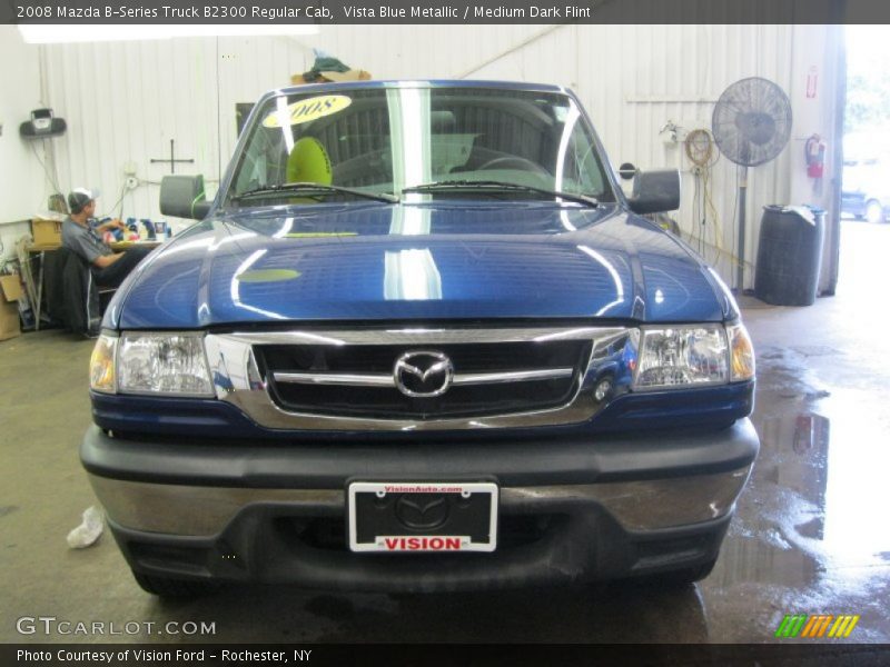 Vista Blue Metallic / Medium Dark Flint 2008 Mazda B-Series Truck B2300 Regular Cab