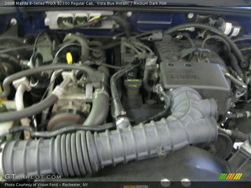 Vista Blue Metallic / Medium Dark Flint 2008 Mazda B-Series Truck B2300 Regular Cab