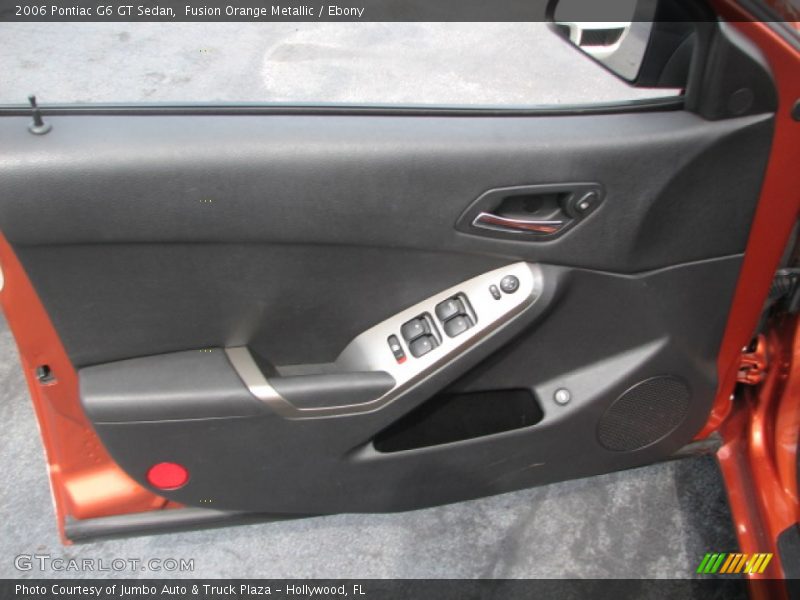 Fusion Orange Metallic / Ebony 2006 Pontiac G6 GT Sedan