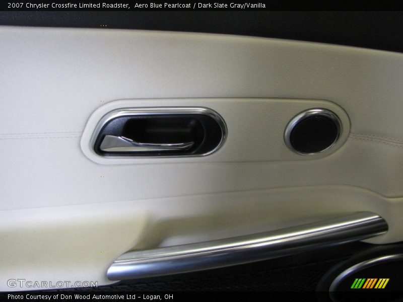 Aero Blue Pearlcoat / Dark Slate Gray/Vanilla 2007 Chrysler Crossfire Limited Roadster