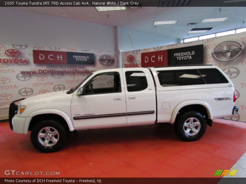 Natural White / Dark Gray 2005 Toyota Tundra SR5 TRD Access Cab 4x4