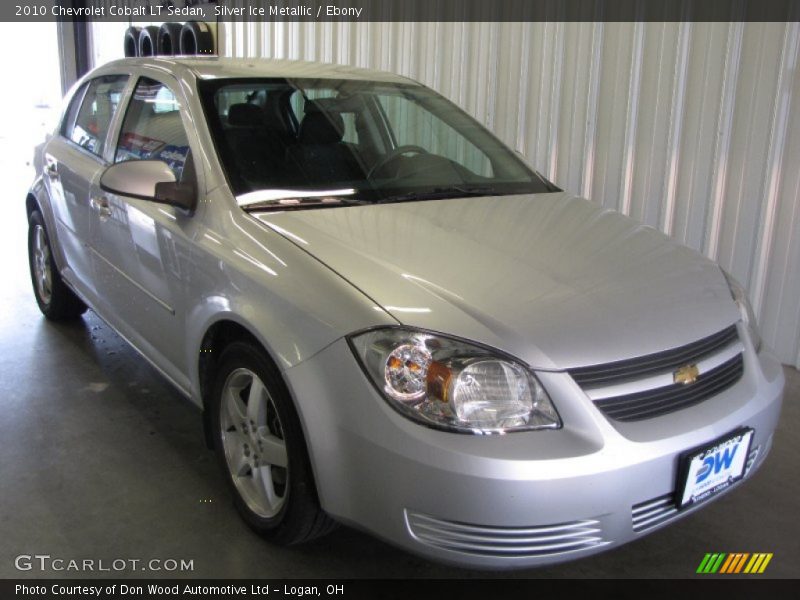 Silver Ice Metallic / Ebony 2010 Chevrolet Cobalt LT Sedan