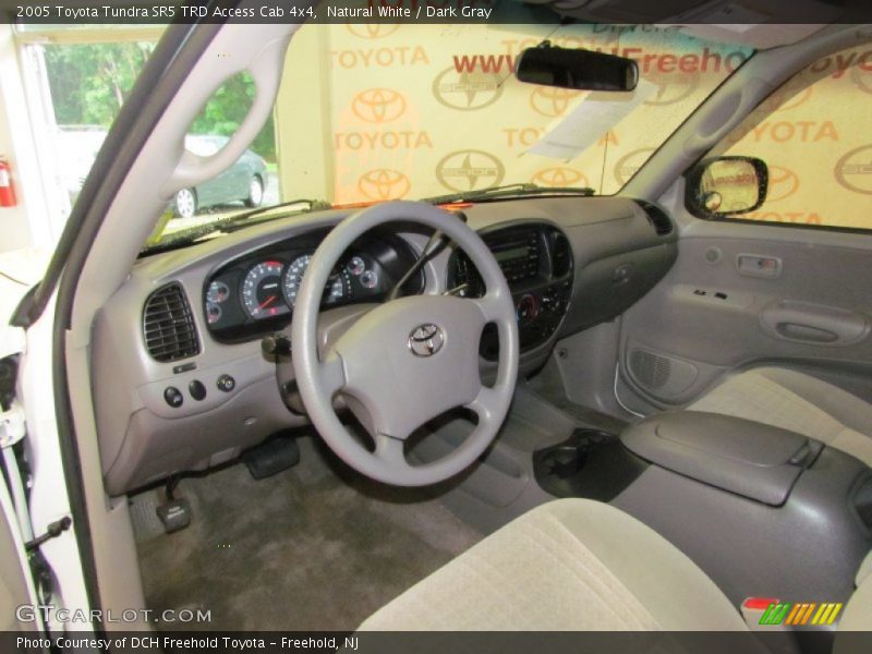 Natural White / Dark Gray 2005 Toyota Tundra SR5 TRD Access Cab 4x4