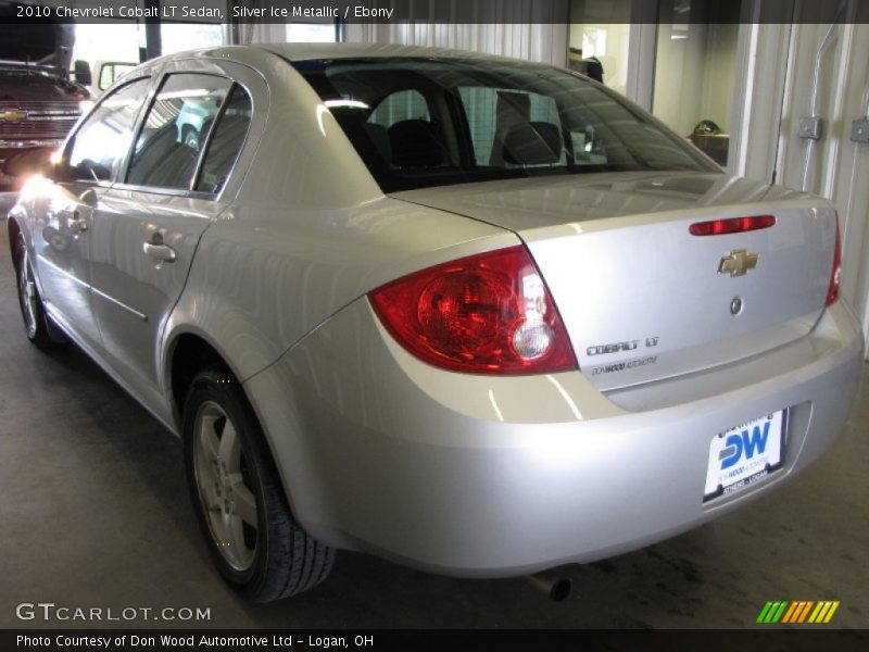 Silver Ice Metallic / Ebony 2010 Chevrolet Cobalt LT Sedan